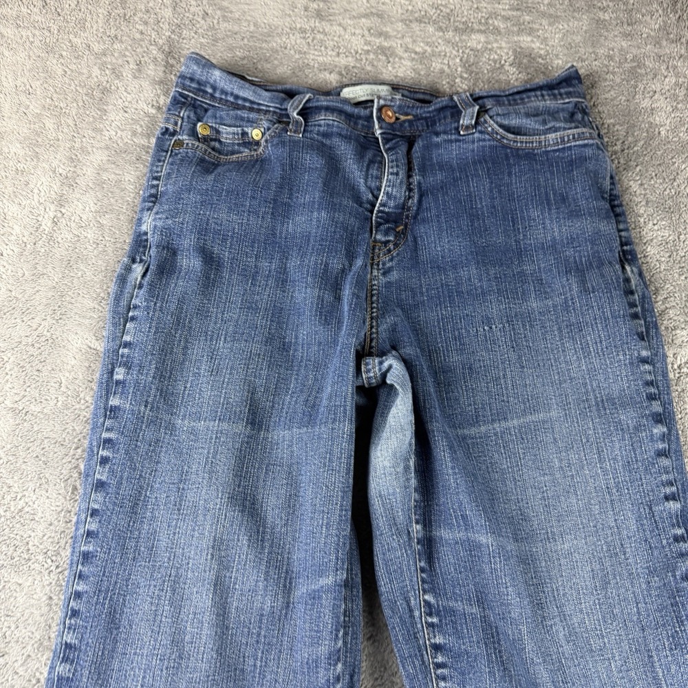 Levis 512 Perfectly Slimming Boot Cut Jeans Womens 30x27 Blue Medium Wash - Picture 5 of 15